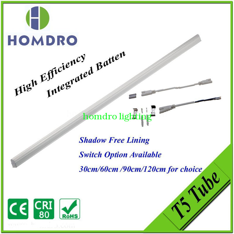 Energy saving t5 led tube, t5 led lighting, tube lighting with switch for indoor